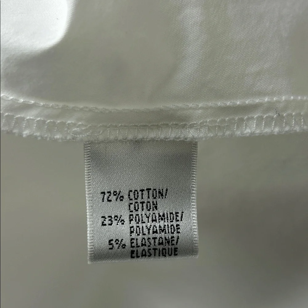 Lafayette 148 New York White Button Down Shirt top plus size 20 - Picture 5 of 7